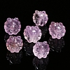 Natural Amethyst Exploded Fur Nine-Tailed Fox Beads PW-WGD436F-01-3