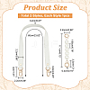 2Pcs 2 Style PU Leather & Round ABS Plastic Imitation Pearl Bag Straps Sets FIND-WR0009-23B-2