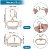Alloy Swivel Lobster Claw Clasps FIND-BBC0003-78B-G-2