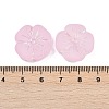 Frosted Transparent Acrylic Beads OACR-P029-19B-05-4