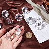 12Pcs Transparent K9 Glass Display Decorations DJEW-SP0001-02-3