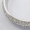 Fashion 304 Stainless Steel Wedding Diamond Bangles X-BJEW-R162-4-2