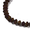 Electroplated Natural Lava Rock Beads Strands G-A234-F02-01F-3