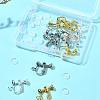 12Pcs 3 Colors Brass Screw On Clip-on Earring Findings KK-FS0001-29-8