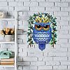 Owl Wreath DIY Diamond Painting Door Window Hanging Decoration Kits PW-WG18875-01-5