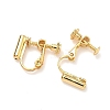 Brass Screw On Clip-on Earring Converters Findings KK-A281-29G-2