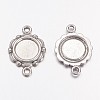 Tibetan Style Link Cabochon Bezel Settings LS-TIBEP-0578-S-FF-1