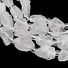 Natural Quartz Crystal Beads Strands GG-CBA0B77-A27-02-3