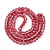 Baking Paint Transparent Glass Beads X1-DGLA-N011-8mm-06-2