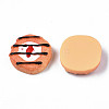 Opaque Epoxy Resin Cabochons CRES-S358-73-3