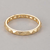 Brass Plain Band Rings for Women DQ4606-3-1