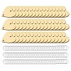 50Pcs Undyed Wood Connector Charms WOOD-FS0001-12A-1