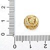 Brass Micro Pave Cubic Zirconia Beads KK-Z095-04G-06-3