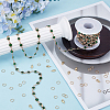 DIY Brass Rhinestone Jewelry Sets Making Kits DIY-OC0014-15A-4