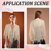Lace Flower Detachable Polyester Shawl AJEW-WH20072-43A-4
