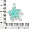 Marine Animal Series Resin Pendants RESI-Q012-01B-03-3