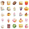 50Pcs Cartoon Food Paper Sticker STIC-C012-11-4