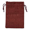 Christmas Theme Jute Cloth Storage Bags ABAG-F010-01A-01-3