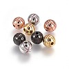 Brass Enamel Beads KK-L179-07-1