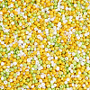 Opaque Glass Round Seed Beads GLAA-TAC0025-07A-07-3