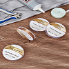 4 Rolls 4 Styles Round Copper Wire CWIR-LP0001-04KCG-1