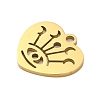 304 Stainless Steel Charms LS-STAS-S123-03G-07-2