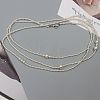 Plastic Imitation Pearl Round Beaded Waist Belly Long Chains for Women FS-WGCCA32-01-1