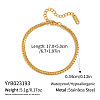 304 Stainless Steel Link Chain Bracelets for Women AF5599-3-2