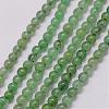 Natural Green Aventurine Bead Strands G-K146-14-2mm-1