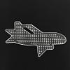 Plane/Airliner ABC Plastic Pegboards used for 5x5mm DIY Fuse Beads DIY-Q009-32-2