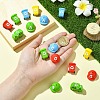 16Pcs 3 Styles Silicone Beads SIL-CJ0003-14-4