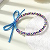 Adjustable Polyester Cord Braided Friendship Bracelets FB-CBA27E8-02B-2