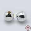 925 Sterling Silver Spacer Beads STER-K171-44S-5mm-4