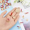 50Pcs Alloy Stud Earring Findings FIND-FH0005-72-3