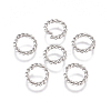 304 Stainless Steel Twisted Jump Rings X-STAS-G225-12P-02-1