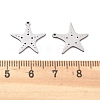 201 Stainless Steel Charms STAS-V001-13-3