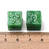 Natural Myanmar Jade Dyed Carved Beads GG-CBABA9C-09B-3