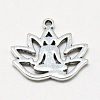 Tibetan Style Alloy Yoga Theme Pendants X-TIBE-S301-005AS-RS-2