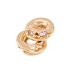Brass Micro Pave Cubic Zirconia Pendants KK-L261-17G-02-2
