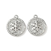 Christmas Brass Micro Pave Clear Cubic Zirconia Pendants KK-A280-03D-P-1
