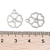 316 Stainless Steel Charms STAS-C096-10F-P-3
