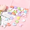 40Pcs UV Plating Opaque Acrylic Beads OACR-FS0002-29-10