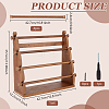 4-Tier Pine Wood Bracelet Organizer Display Riser Stands BDIS-WH0021-002-2