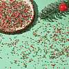 4 Colors 15/0 Christmas TOHO Round  Seed Beads SEED-X0058-30-4