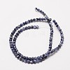 Natural Sodalite Round Bead Strands G-P072-27-10mm-2