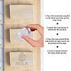 Clear Acrylic Soap Stamps with Big Handles DIY-WH0445-016-3