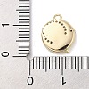 Brass with Cubic Zirconia Charms KK-Q817-03G-3