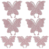 10Pcs 2 Styles Glass Rhinestone Car Stickers STIC-GF0001-42C-7