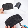 10 Pairs 2 Colors Polyester Self-Adhesive Shoe Hole Repair Patch FIND-CY0002-07-6