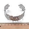 304 Stainless Steel Cuff Bangles for Women BJEW-B108-08P-5